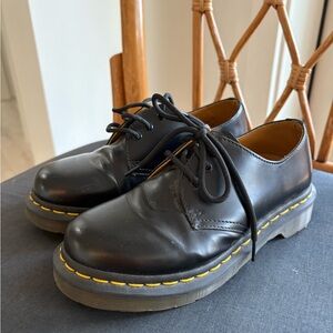 Dr. Martens “The Original” Black Leather Flats